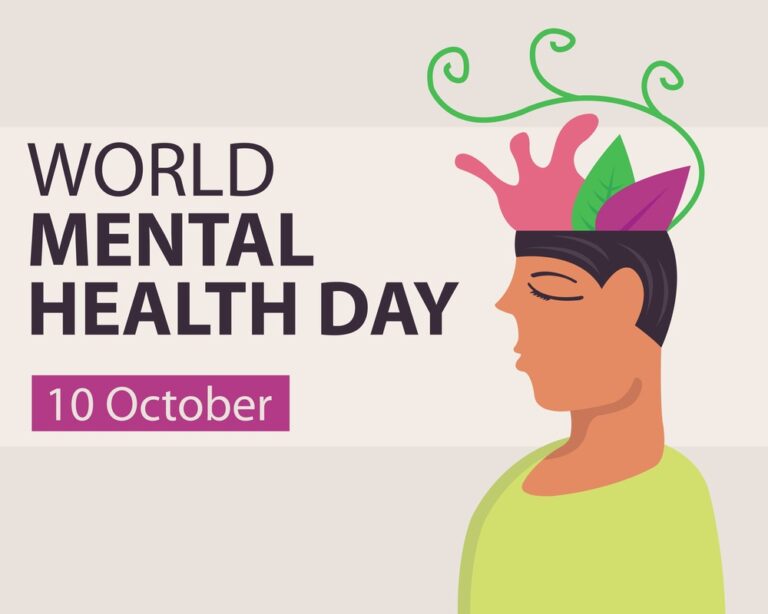 world mental health day graphic